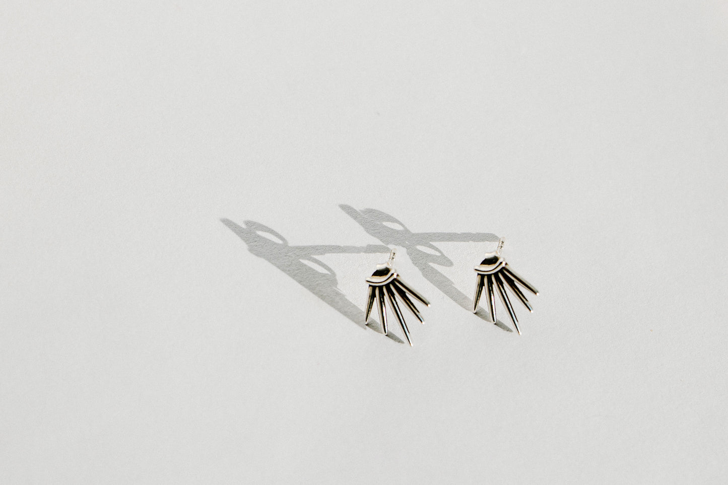 Sunken Sun Post Earrings