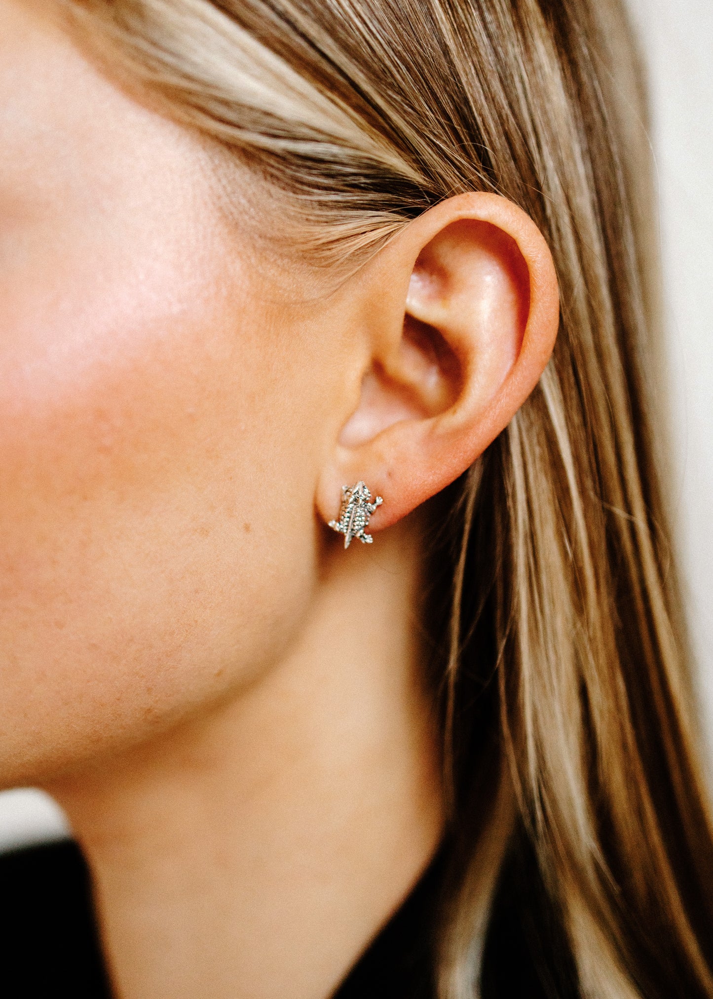 Horned Frog Earrings