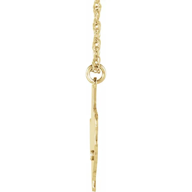 Custom Natural Diamond Accent City Necklace
